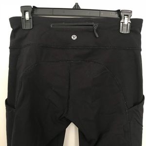 LULU LEMON BLACK LEGGINGS